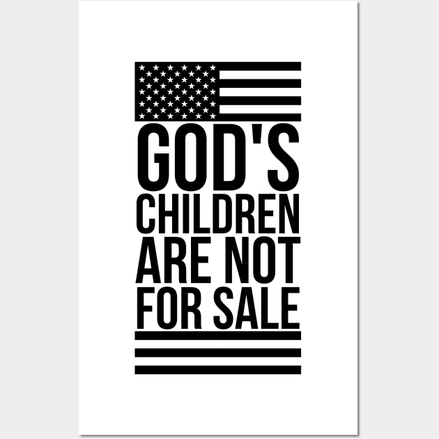 God's children are not for sale Wall Art by StarMa